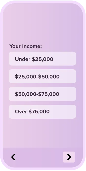 Demographic Income Question Example